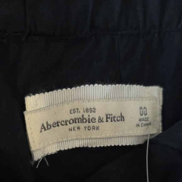 Adorable Vintage Abercrombie & Fitch Dark Plaid Strapless Mini Dress - Picture 8 of 9